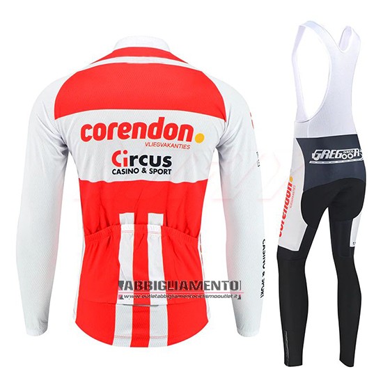 Abbigliamento Corendon Circus 2019 Manica Lunga e Calzamaglia Con Bretelle Bianco Rosso - Clicca l'immagine per chiudere